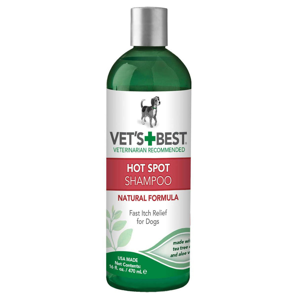 Vet's Best Hot Spot Dog Skin Care Shampoo 16oz Green 2.45" X 2.45" X 8"