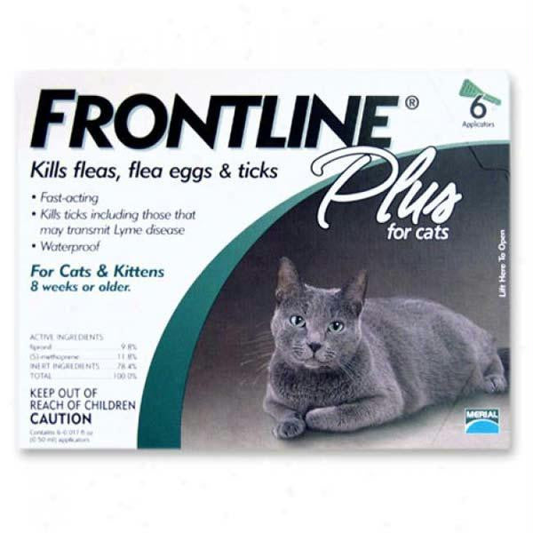 Frontline Flea Control Plus For All Cats And Kittens 6 Month Supply