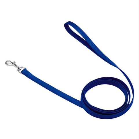 Coastal Pet Products Single-ply Nylon Dog Leash Blue 5-8" X 72"