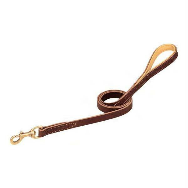 Weaver Deer Ridge Leather Leash Chestnut 5-8" X 48"