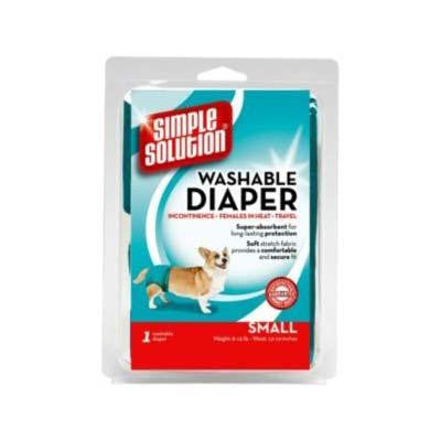 Simple Solution Washable Dog Diaper Small Teal