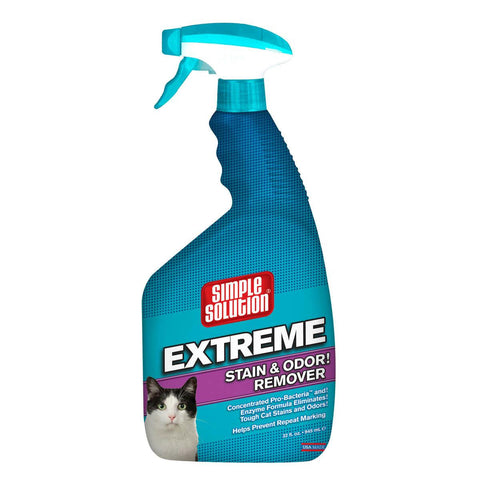 Simple Solution Extreme Cat Stain And Odor Remover 32oz 2.9" X 4.8" X 10.75"