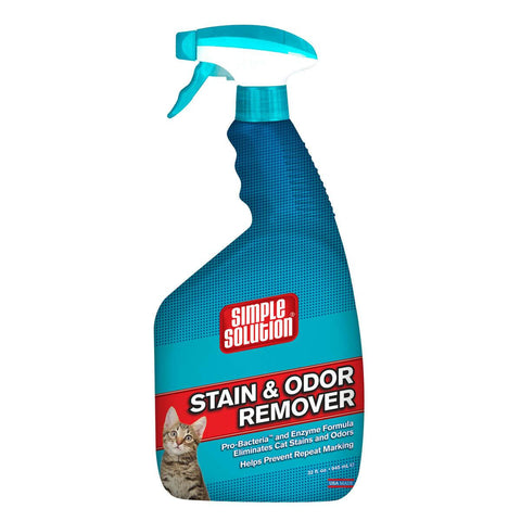 Simple Solution Cat Stain And Odor Remover 32oz 2.9" X 4.8" X 10.75"