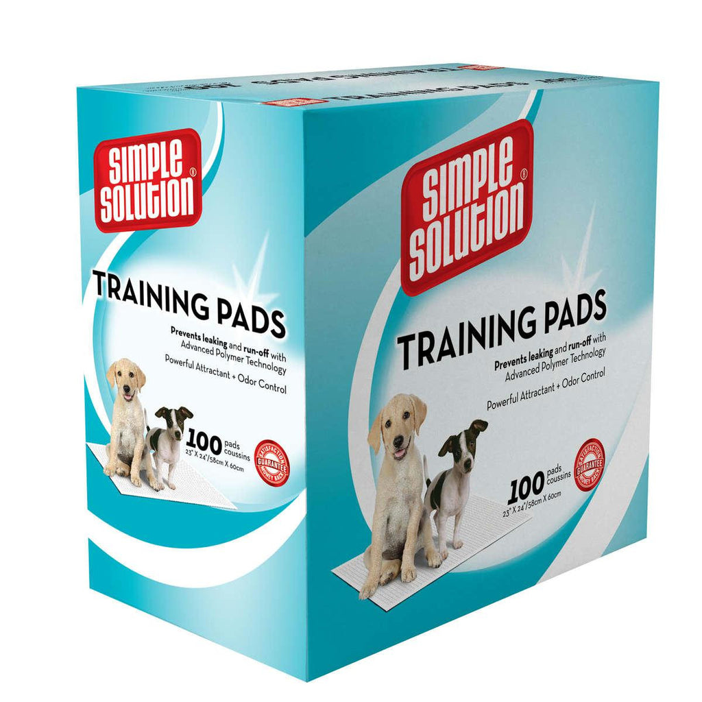 Simple Solution Training Pads 100 Count Large 23" X 24" X 0.1"