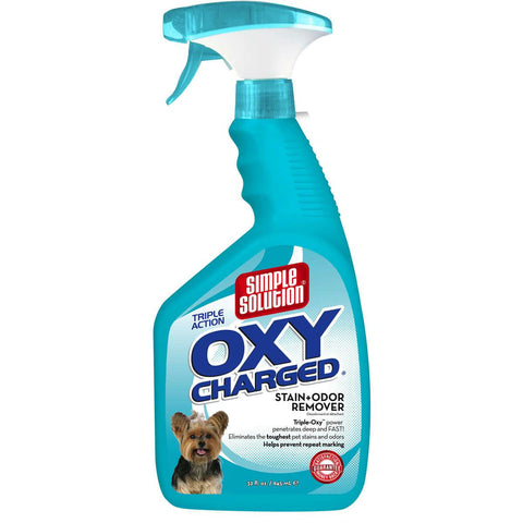 Simple Solution Oxy Charged Stain And Odor Remover 32oz 2.9" X 4.8" X 10.75"