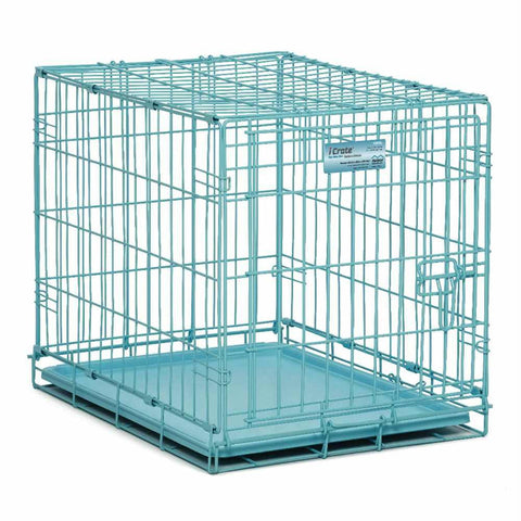 Midwest Icrate Single Door Dog Crate Blue 24" X 18" X 19"