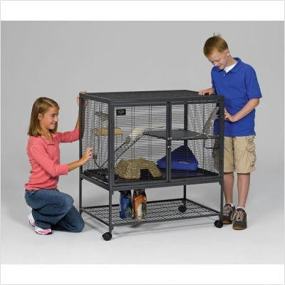 Midwest Critter Nation Single Level Pet Pen Gray 36" X 24" X 39"