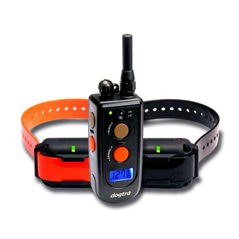 Dogtra Training And Beeper 3-4 Mile 2 Dog Remote Trainer Black - Orange