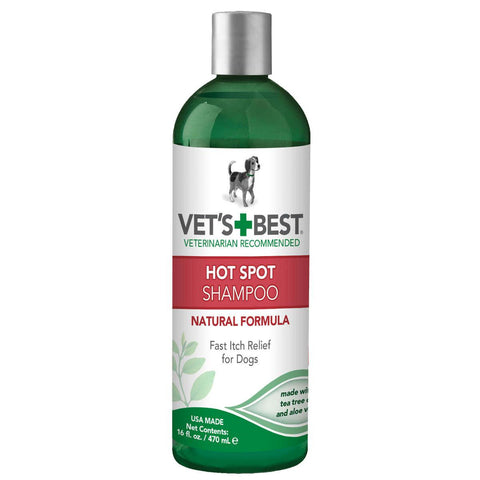 Vet's Best Hot Spot Dog Skin Care Shampoo 16oz Green 2.45" X 2.45" X 8"