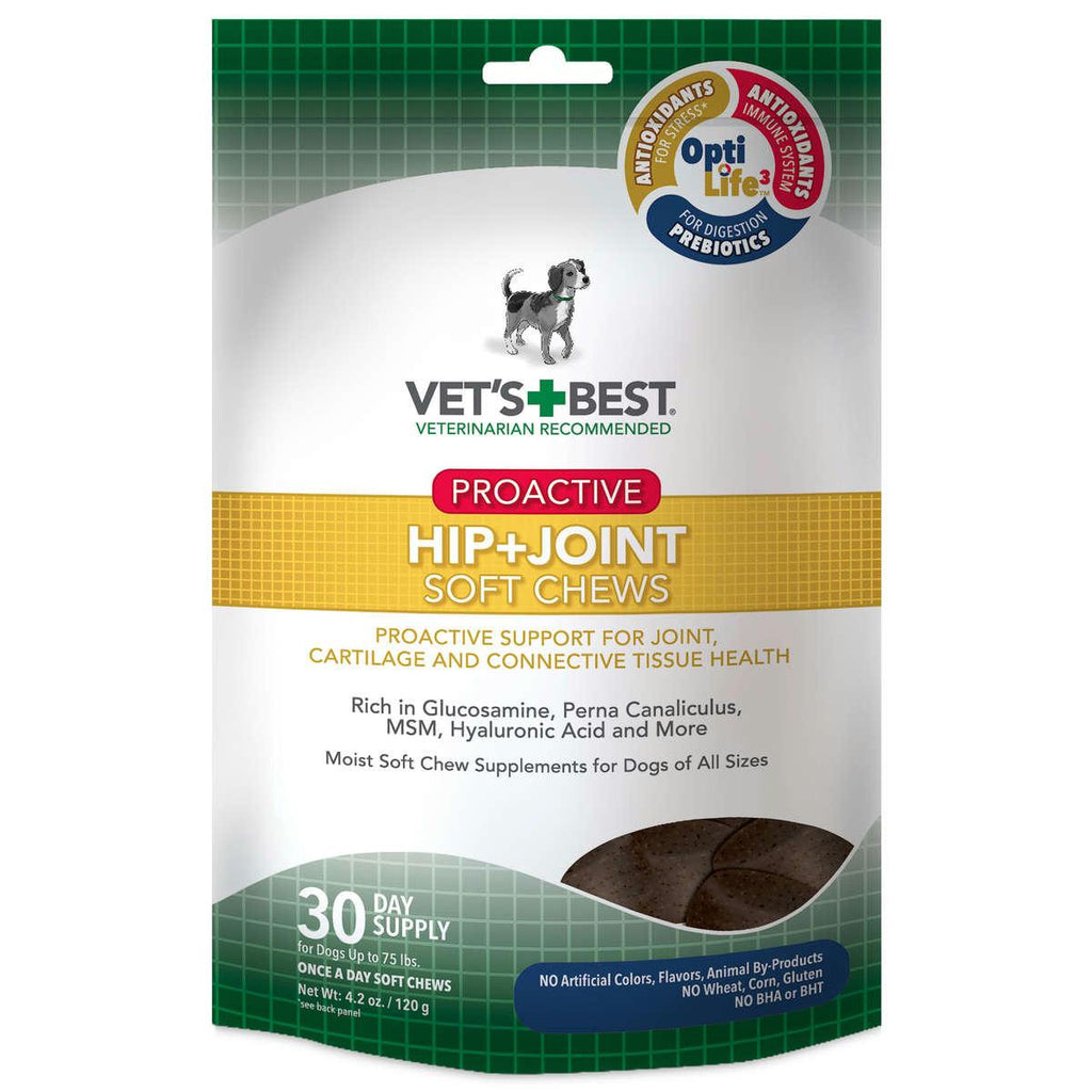 Vet's Best Proactive Hip And Joint Dog Soft Chews 30 Count