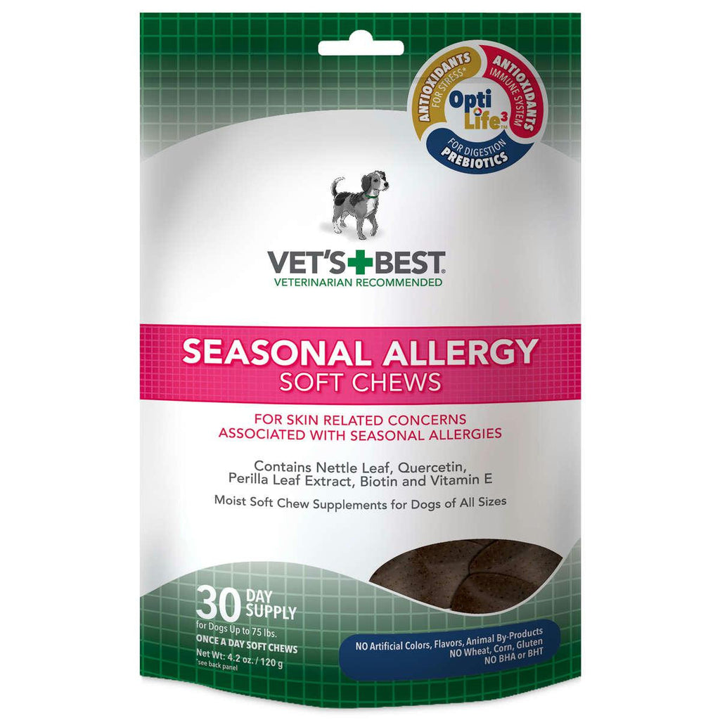 Vet's Best Seasonal Allergy Dog Soft Chews 30 Count