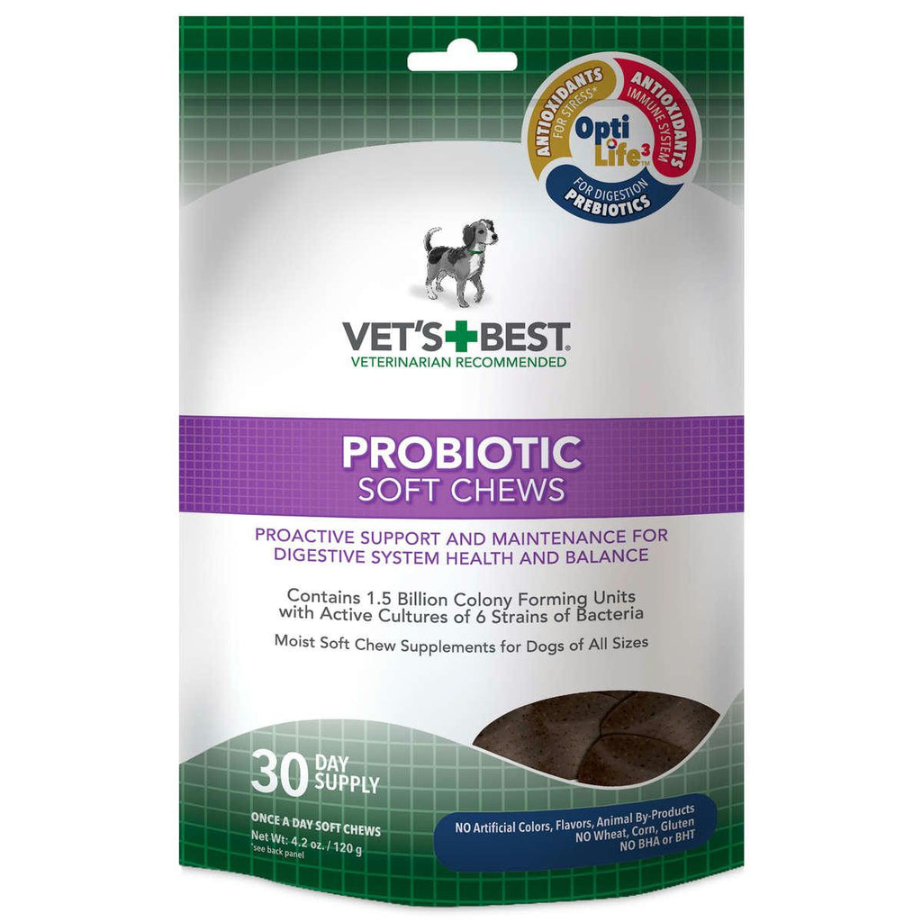 Vet's Best Probiotic Dog Soft Chews 30 Count