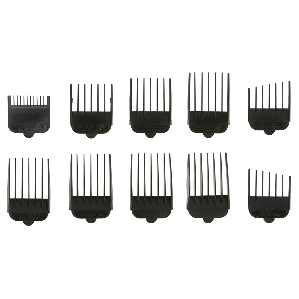 Wahl Pet Clipper Replacement Plastic Guide Combs Set Of 10 For Standard