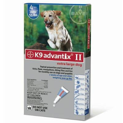 Advantix Flea And Tick Control For Dogs Over 55 Lbs 4 Month Supply