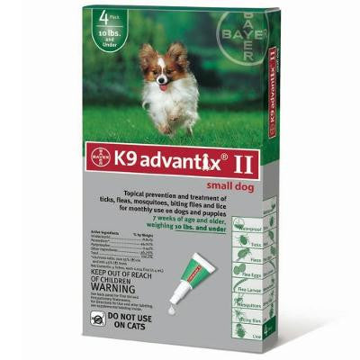 Advantix Flea And Tick Control For Dogs Under 10 Lbs 4 Month Supply