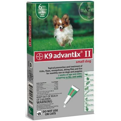 Advantix Flea And Tick Control For Dogs Under 10 Lbs 6 Month Supply