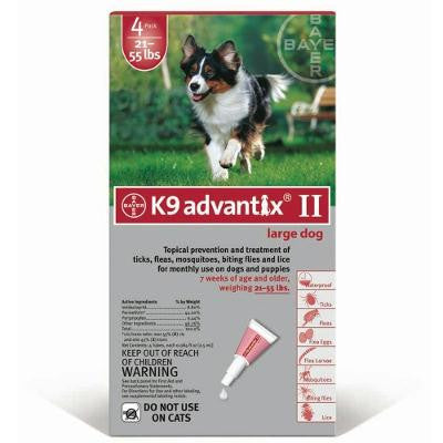 Advantix Flea And Tick Control For Dogs 20-55 Lbs 4 Month Supply