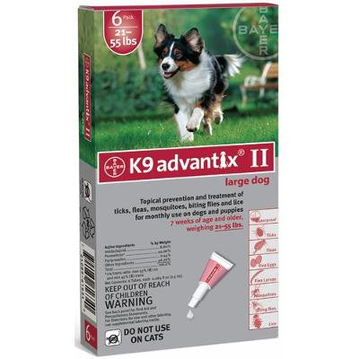 Advantix Flea And Tick Control For Dogs 20-55 Lbs 6 Month Supply