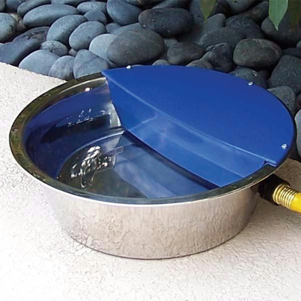 Rpi Sir Aqua Ii Automatic Float Waterer 1.8 Gallon Silver - Blue 13.5" X 13.5" X 4.5"