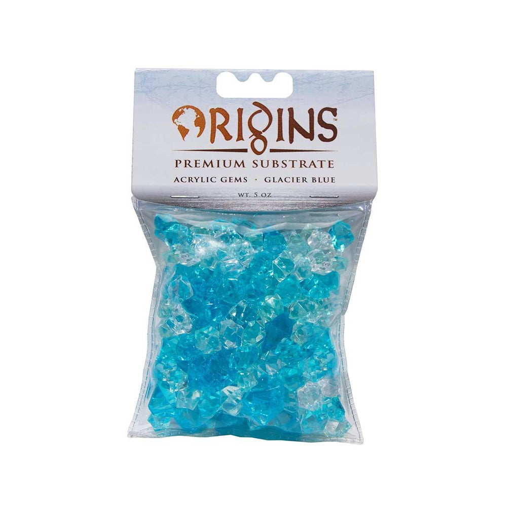 Biobubble Acrylic Gems 5 Ounce Bag Glacier Blue