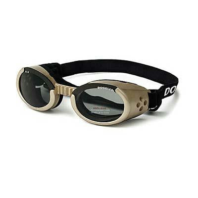 Doggles Ils Dog Sunglasses Extra Small Chrome - Smoke