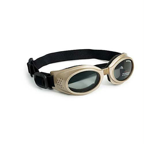 Doggles Originalz Dog Sunglasses Large Chrome - Smoke