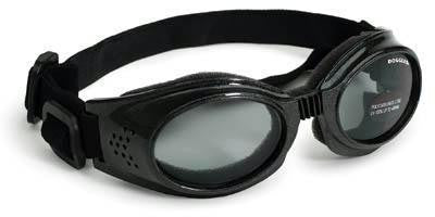 Doggles Originalz Dog Sunglasses Medium Black - Smoke