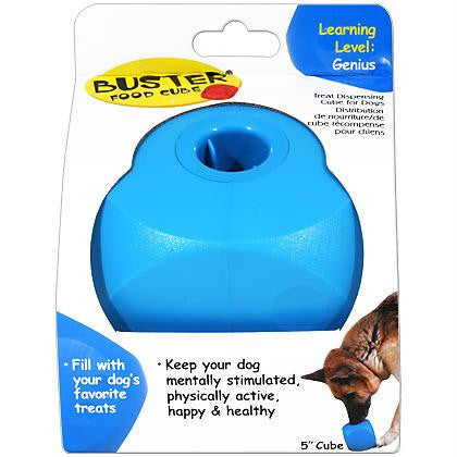 Our Pets Dog Buster Food Cube Blue Or Orange 6.5" X 6.5" X 5.5