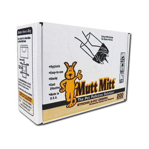 Mutt Mitt Waste Disposal Gloves 200 Pack