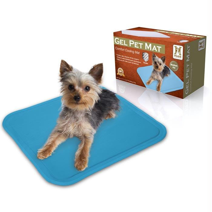 Hugs Pet Products Pet Chilly Mat Medium Blue 19.5" X 15.5" X 0.75"