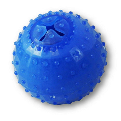 Hugs Pet Products Arctic Freeze Ball Dog Toy Blue 2.5" X 2.5" X 2.5"