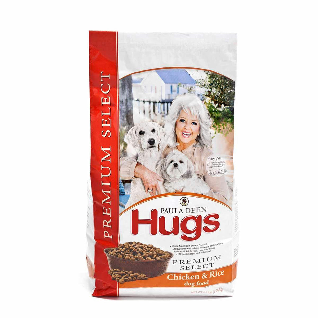 Hugs Pet Products Paula Dean Premium Select Dog Food Chicken And Rice 4.5 Lbs. 12" X 8.25" X 5"