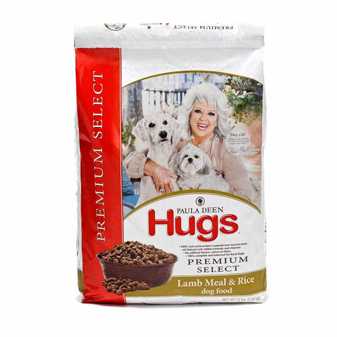 Hugs Pet Products Paula Dean Premium Select Dog Food Lamb And Rice 12 Lbs. 20.5" X 14.25" X 3"