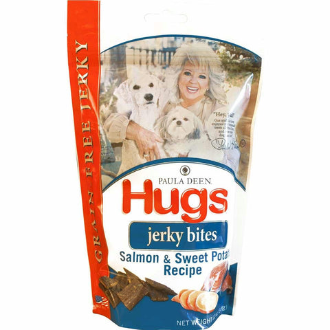 Hugs Pet Products Paula Dean Grain Free Jerky Bites Salmon And Sweet Potato 12 Oz. 9" X 5.5" X 2.5"