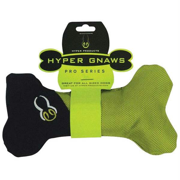 Hyper Pet Hyper Gnaws Big Bone Chew Toy Black - Green