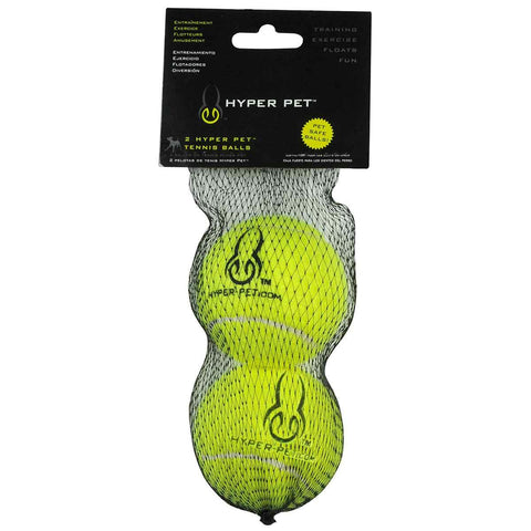 Hyper Pet Squeaks Tennis Balls Two Pack Green