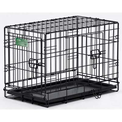 Midwest Dog Double Door I-crate Black 22" X 13" X 16"