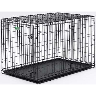 Midwest Dog Double Door I-crate Black 48" X 30" X 33"