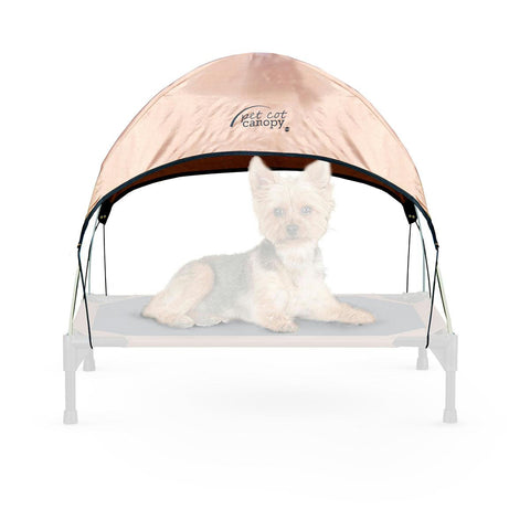 K&h Pet Products Pet Cot Canopy Small Tan 17" X 22" X 16"