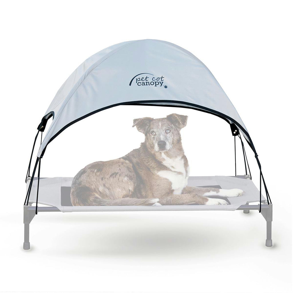 K&h Pet Products Pet Cot Canopy Large Gray 30" X 42" X 28"