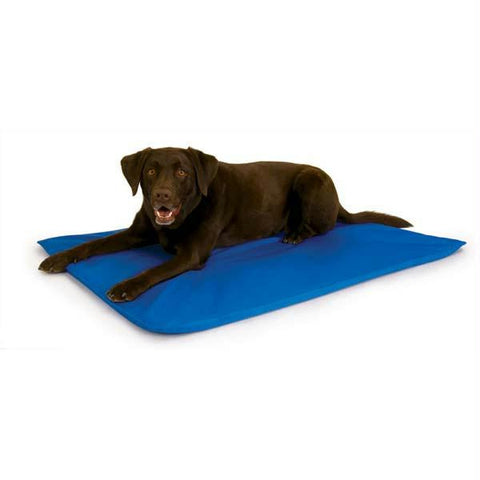 K&h Pet Products Cool Bed Iii Thermoregulating Pet Bed Large Blue 32" X 44" X 0.5"