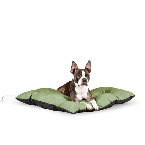 K&h Pet Products Thermo-cushion Pet Bed Medium Sage 26" X 29" X 3"