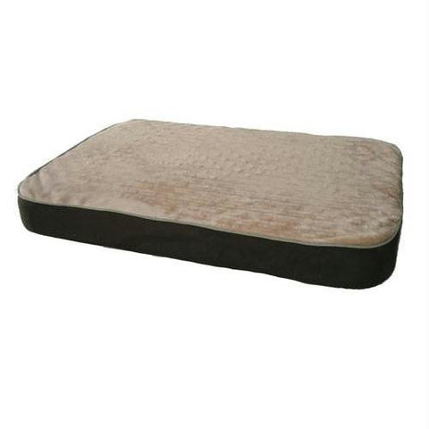 K&h Pet Products Memory Sleeper Pet Bed Small Mocha 18" X 26" X 3.75"