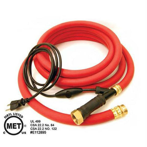 K&h Pet Products Thermo-hose Rubber  Small Red 240" X 1.5" X 1.5"