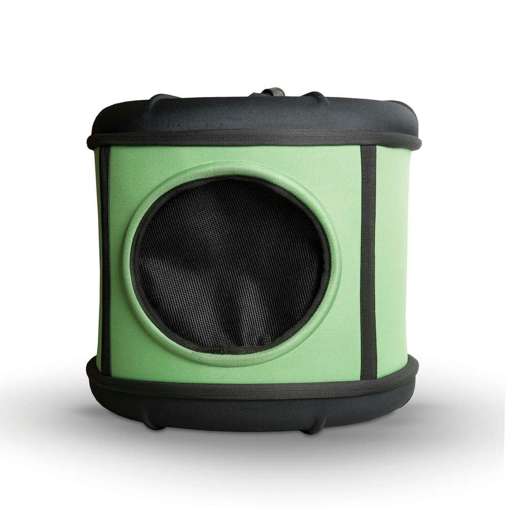 K&h Pet Products Mod Capsule Cat Bed Green - Black 17" X 17" X 15.5"