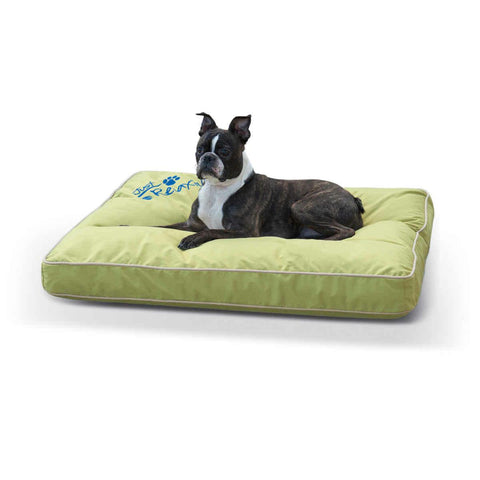 K&h Pet Products Just Relaxin' Indoor-outdoor Pet Bed Medium Green 28" X 36" X 3.5"