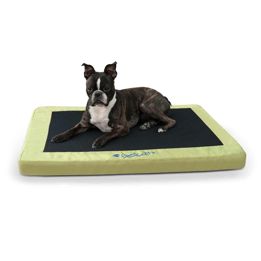 K&h Pet Products Comfy N' Dry Indoor-outdoor Pet Bed Medium Green 28" X 36" X 2.5"