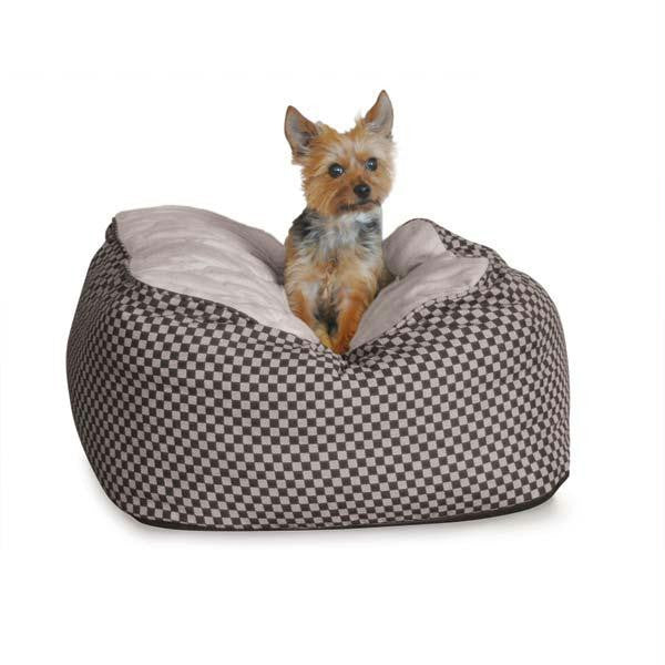 K&h Pet Products Deluxe Cuddle Cube Pet Bed Small Black 22" X 22" X 12"