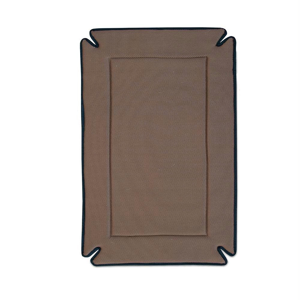 K&h Pet Products Odor-control Dog Crate Pad Mocha 14" X 22" X 0.5"