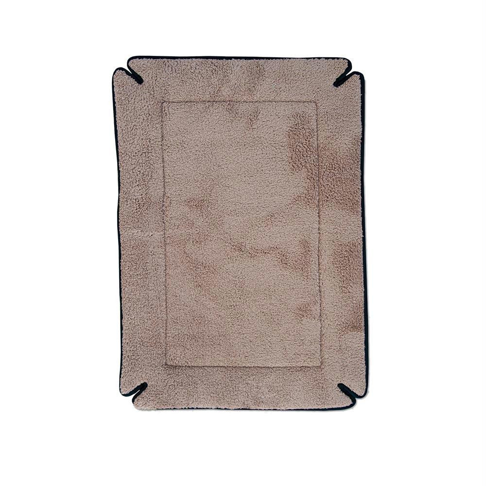 K&h Pet Products Memory Foam Dog Crate Pad Mocha 14" X 22" X 0.5"